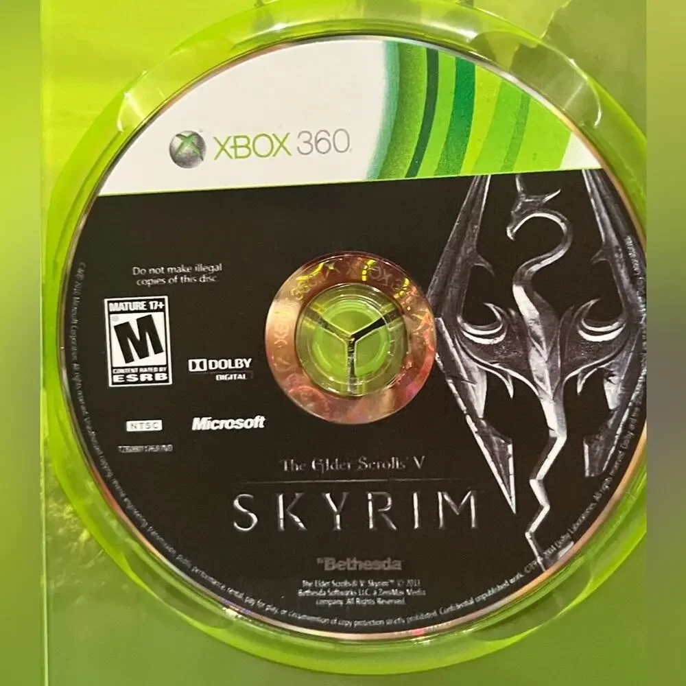 The Elder Scrolls V: Skyrim Xbox 360, 2011 Complete w/ Insert Tested